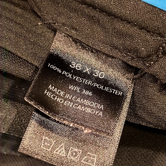 Haggar Mens Black Trouser Pants Size 36 x 30 - Picture 8 of 8